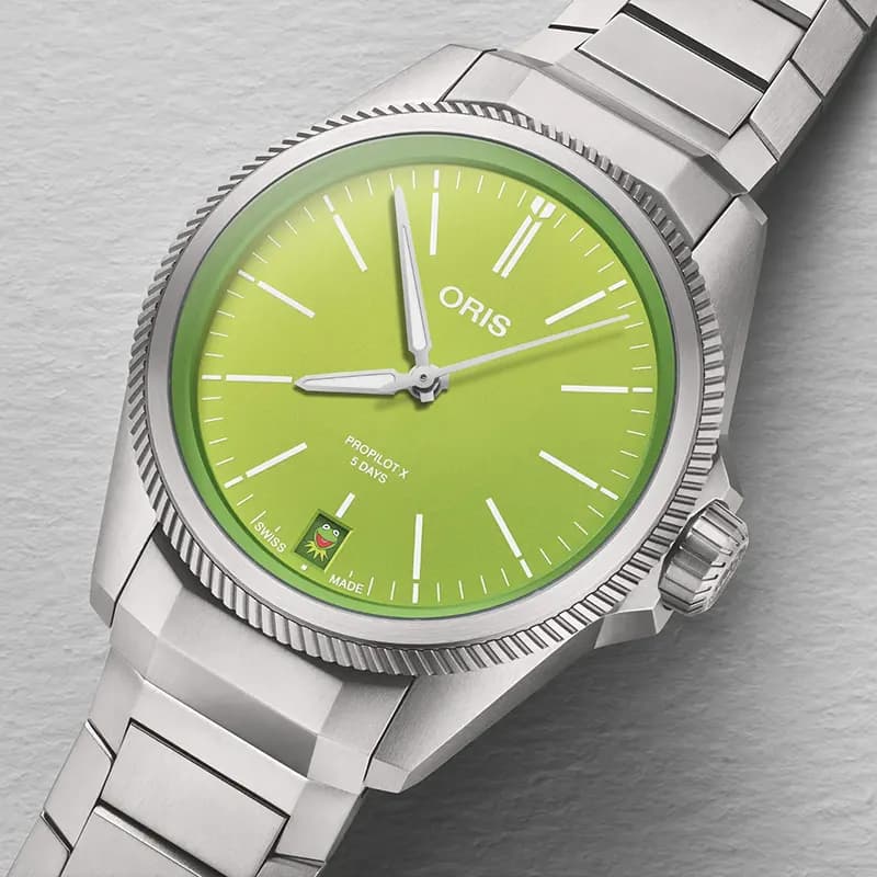 Oris ProPilot X Kermit Edition Green Dial Men's Watch | 01 400 7778 7157-Set secondary view