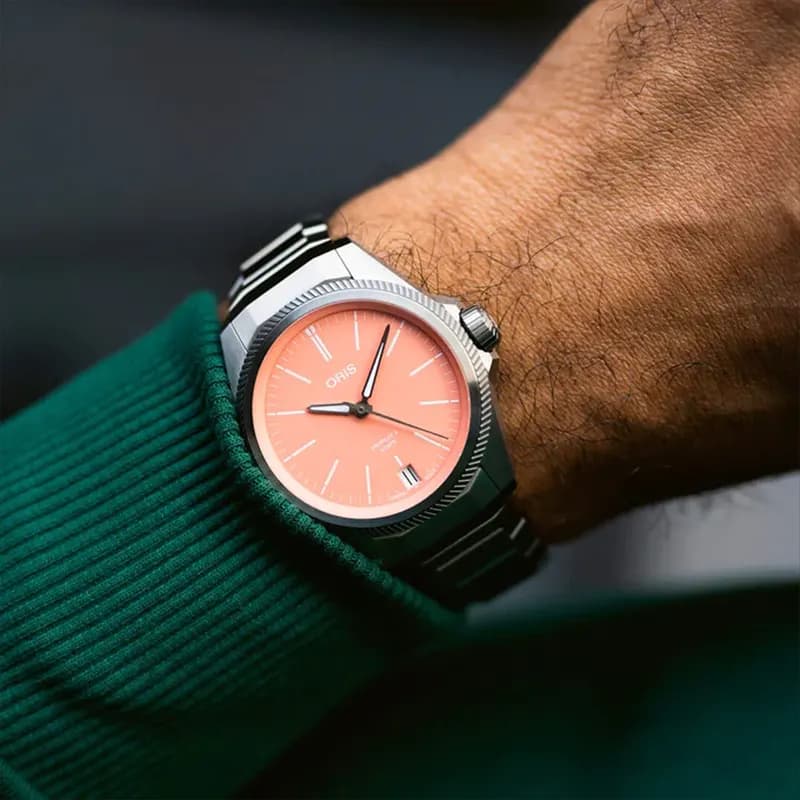 Oris ProPilot X Calibre 400 Pink Dial Men's Watch | 0140077787158