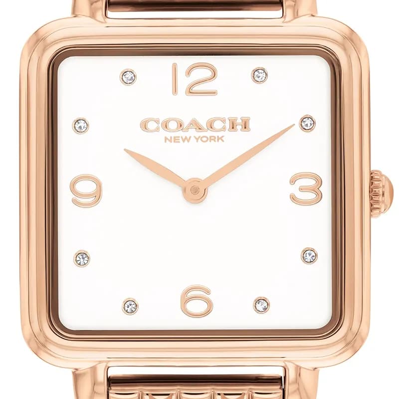 Coach Cass White Dial Rose Gold-Tone Ladies Watch | 14504532 secondary view