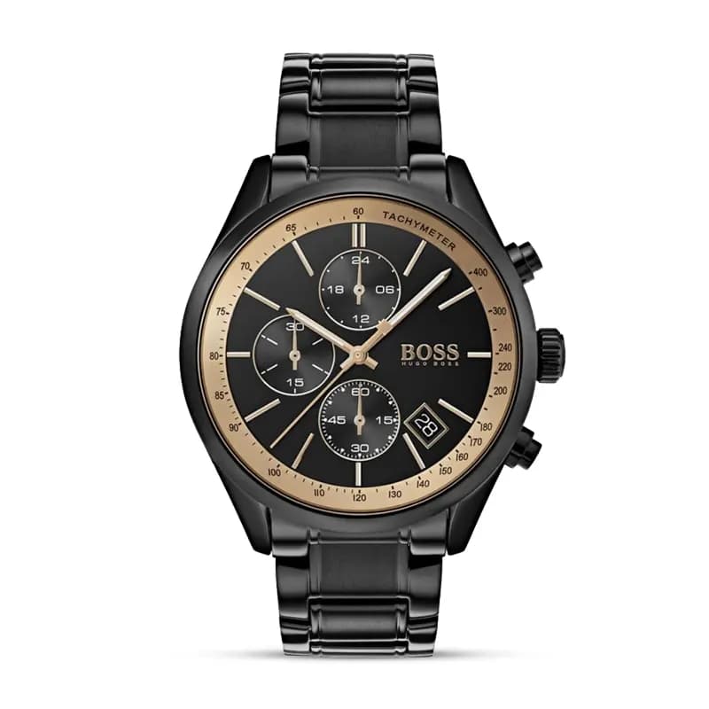 Hugo Boss Grand Prix Chronograph Black Dial Men’s Watch | 1513578