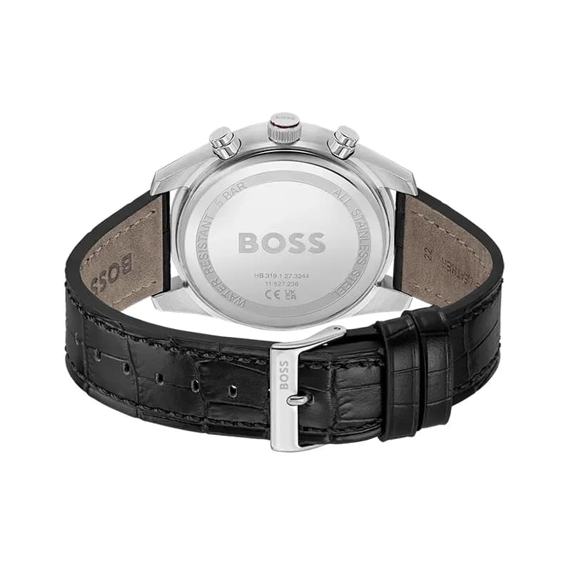Hugo Boss Skytraveller Chronograph Burgundy Dial Men's Watch | 1514193 secondary view