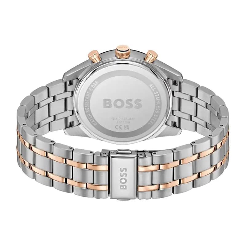 Hugo Boss Tourmaster Blue Dial Two-Tone Men's Watch | 1514288