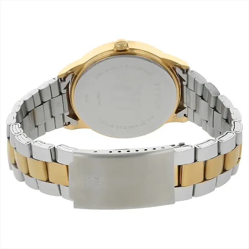 Titan 1584BM01 Champagne Dial Two-Tone Men’s Watch