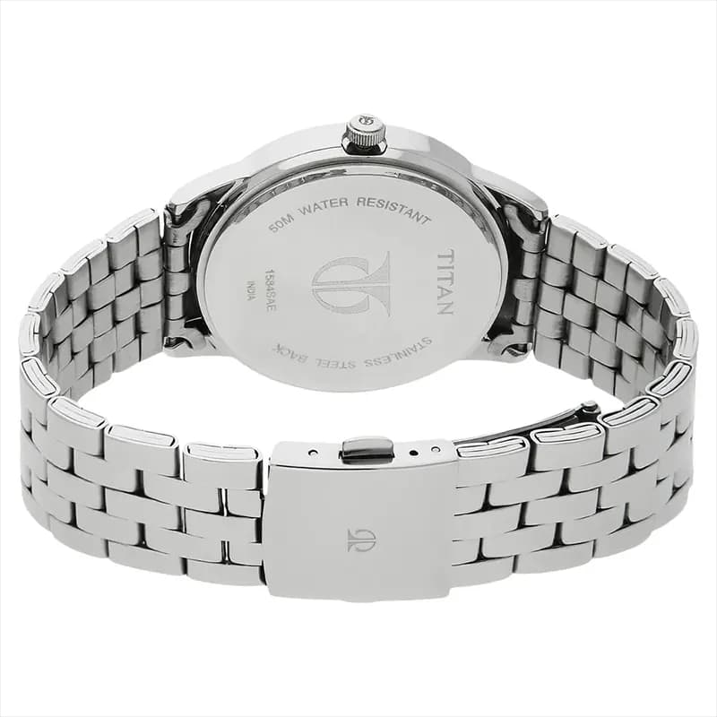 Titan 1584SM03 Workwear White Dial Men's Watch
