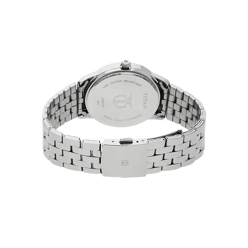 Titan 1584SM05 Workwear Brown Dial Men's Watch