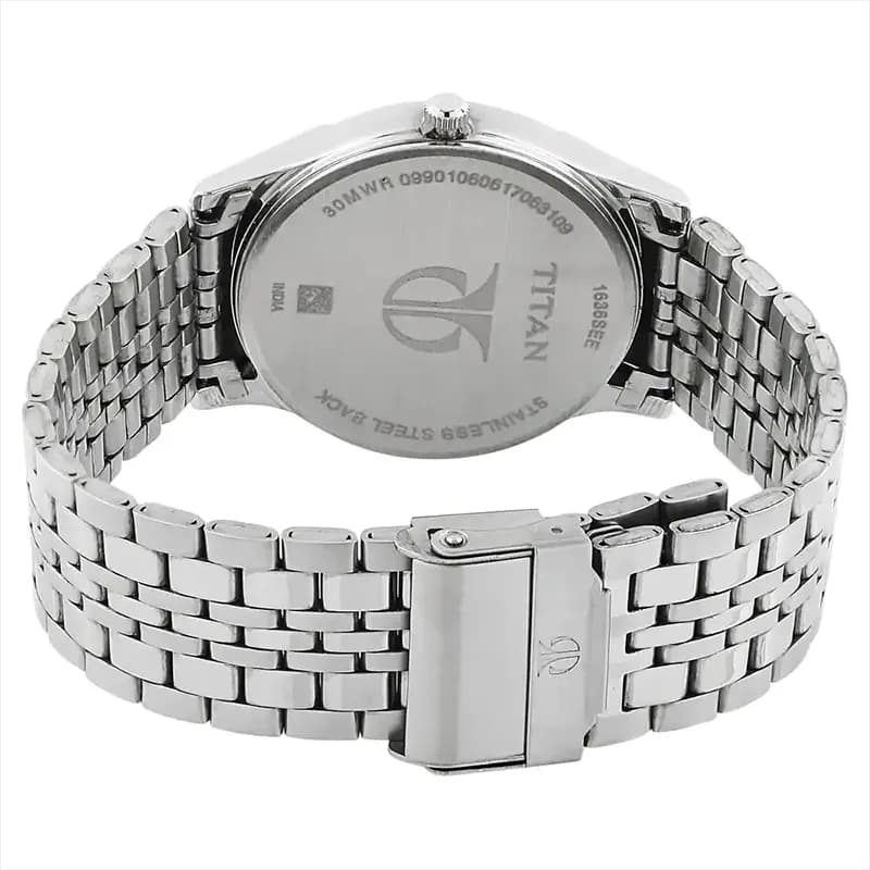 Titan 1636SM01 Karishma Black Dial Men's Watch