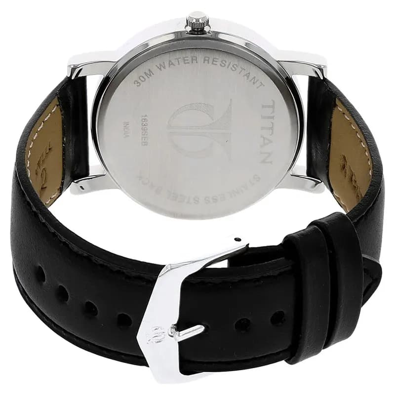 Titan 1639SL03 Karishma Silver Dial Men's Watch