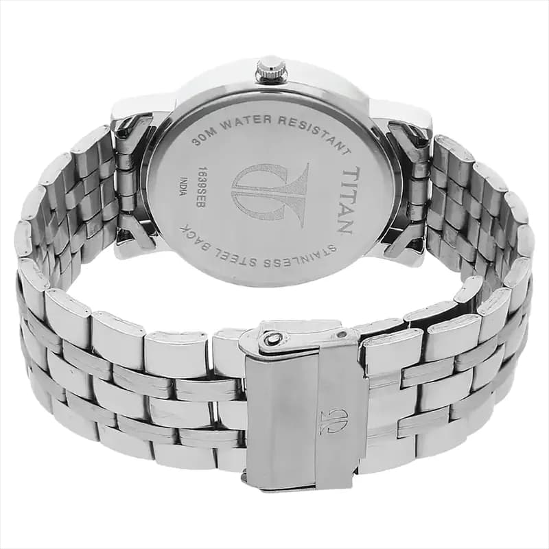 Titan 1639SM02 Karishma Black Dial Men's Watch