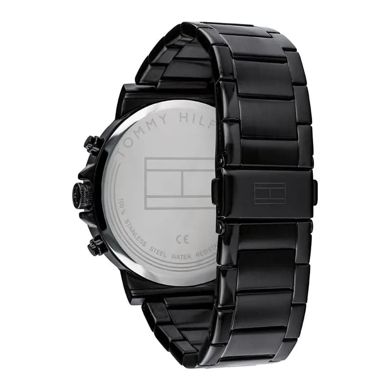 Tommy Hilfiger Daniel Multifunction Black Dial Men's Watch | 1710383