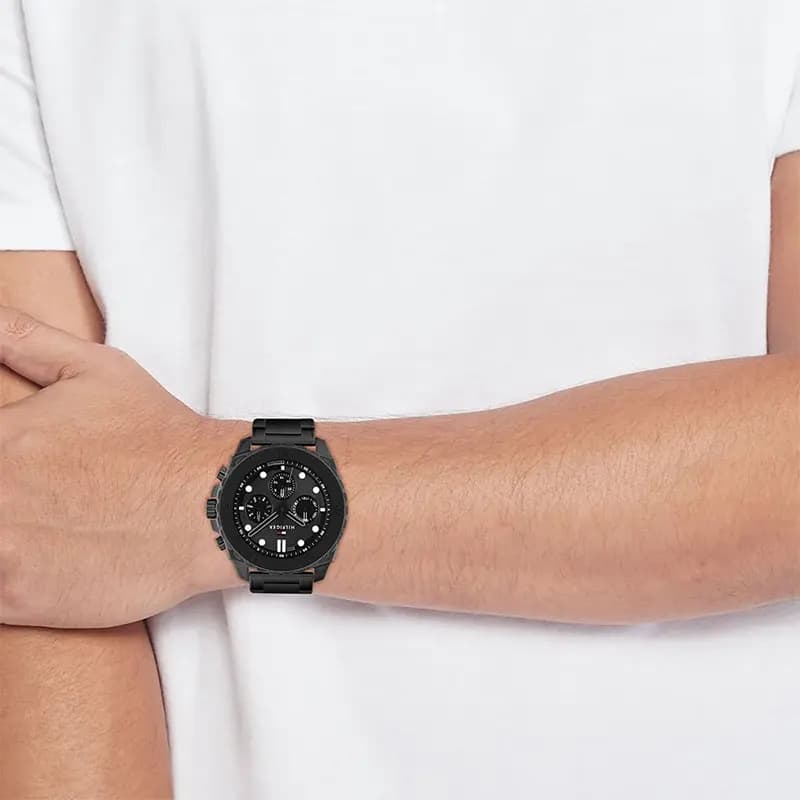 Tommy Hilfiger Morgan Black Multi-function Dial Men's Watch | 1710690