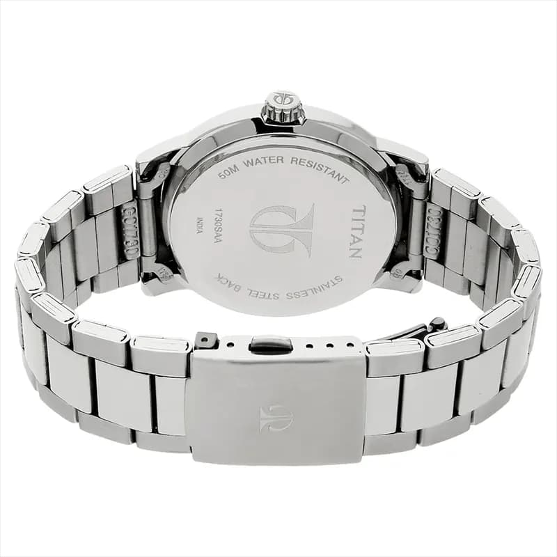 Titan 1730SM02 Workwear Black Dial Men's Watch