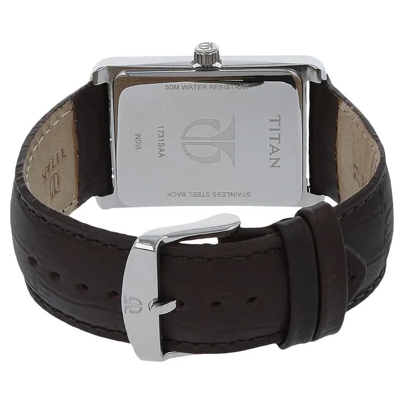 Titan Urban Chic: Modernist Black Dial Men's Watch | 1731SL01