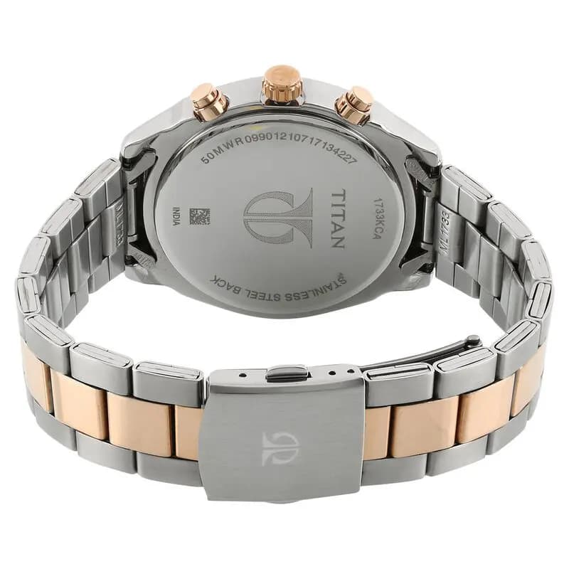 Titan Bandhan Multifunction White Dial Couples Watch | 17332570KM01