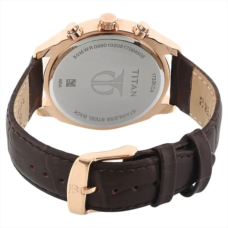 Titan 1733KL03 Workwear Blue Dial Men's Watch
