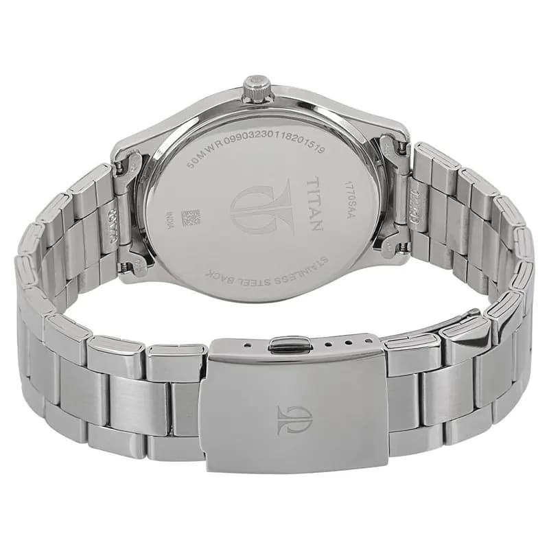 Titan Workwear 1770SM01 White Dial Men’s Watch