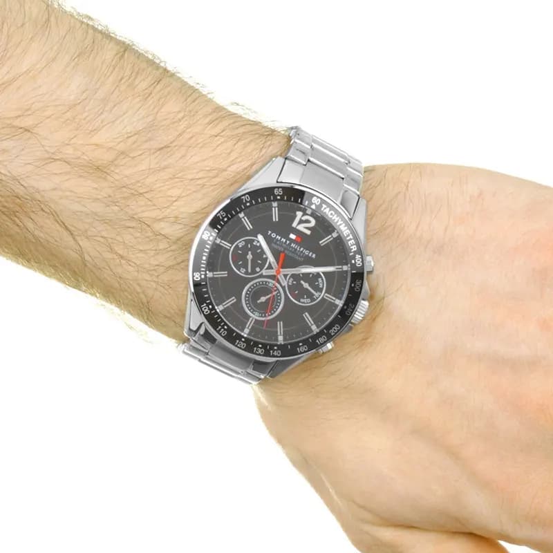 Tommy Hilfiger Luke Chronograph Black Dial Men's Watch | 1791104