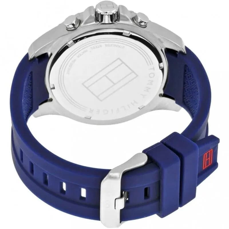 Tommy Hilfiger Multi-Function Blue Silicone Men's Watch | 1791142