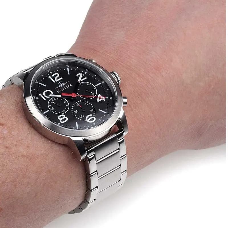 Tommy Hilfiger Jake Chronograph Black Dial Men's Watch | 1791234