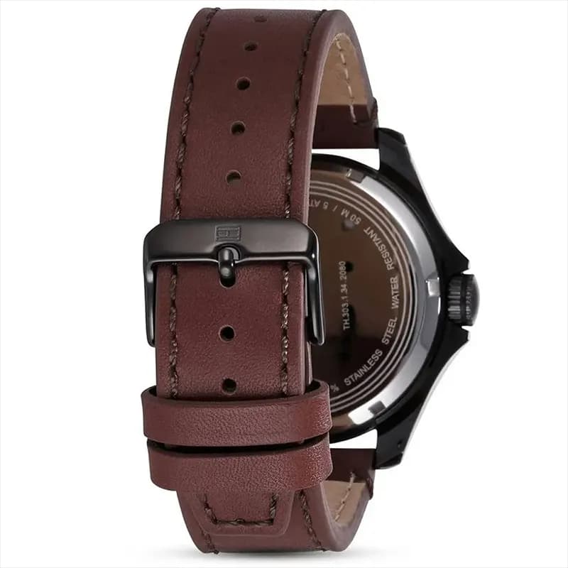 Tommy Hilfiger Bruce Automatic Black Dial Men's Watch | 1791280