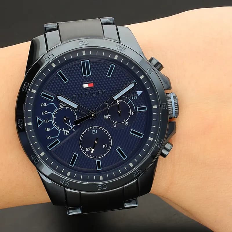 Tommy Hilfiger Decker Blue Dial Men's Watch | 1791560