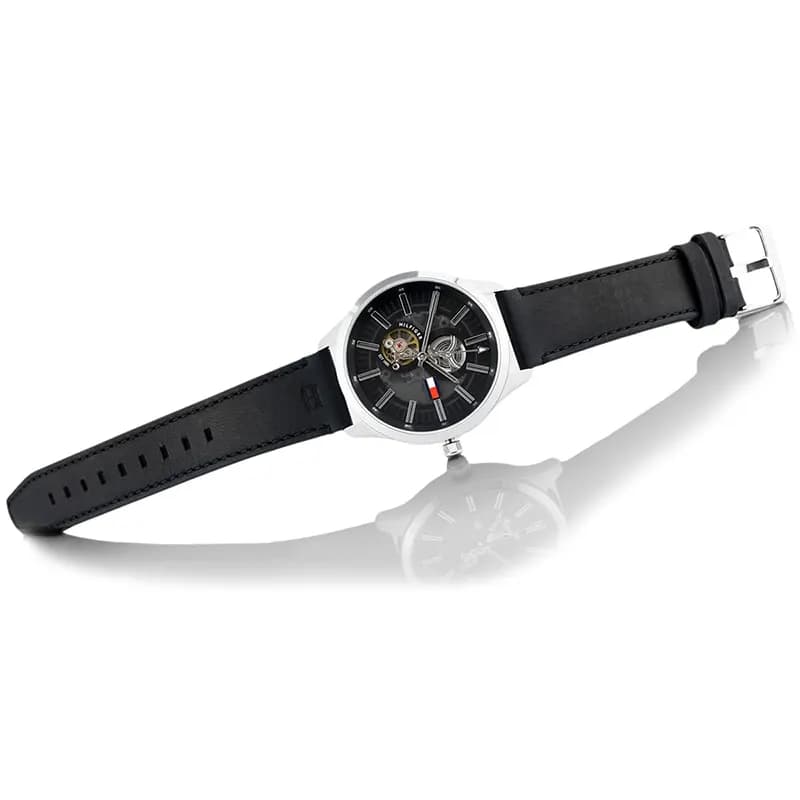 Tommy Hilfiger Spencer Automatic Black Dial Men's Watch | 1791641