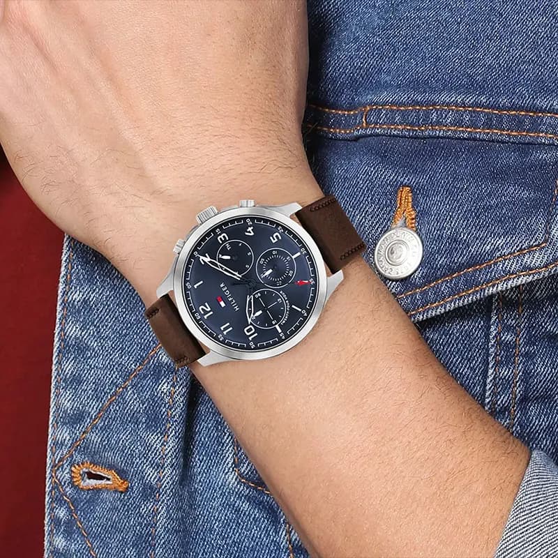 Tommy Hilfiger Asher Blue Dial Men’s Watch | 1791855