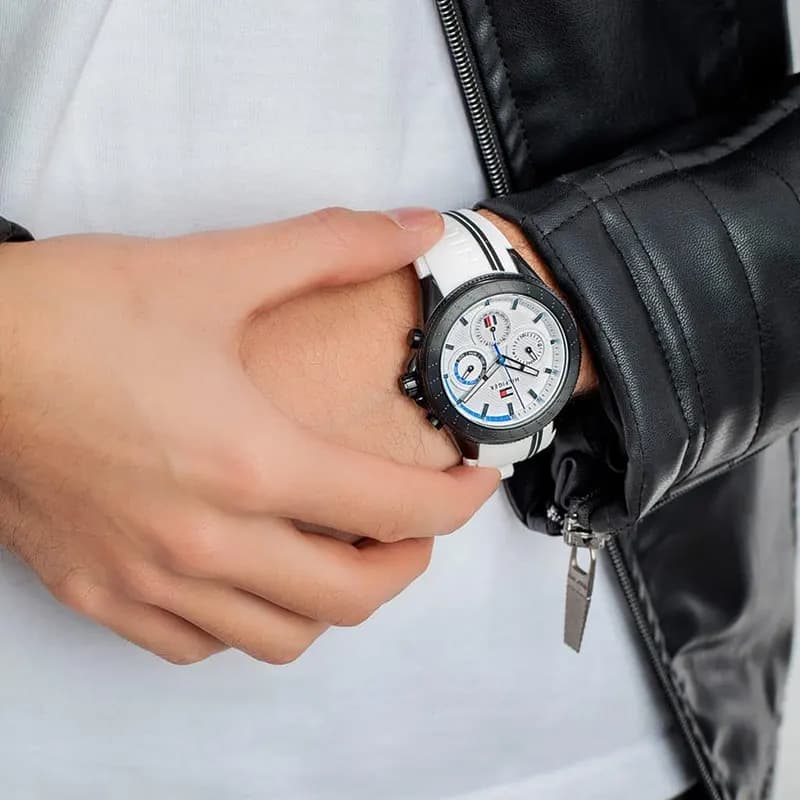 Tommy Hilfiger Aiden Multifunction White Dial Men’s Watch | 1791862