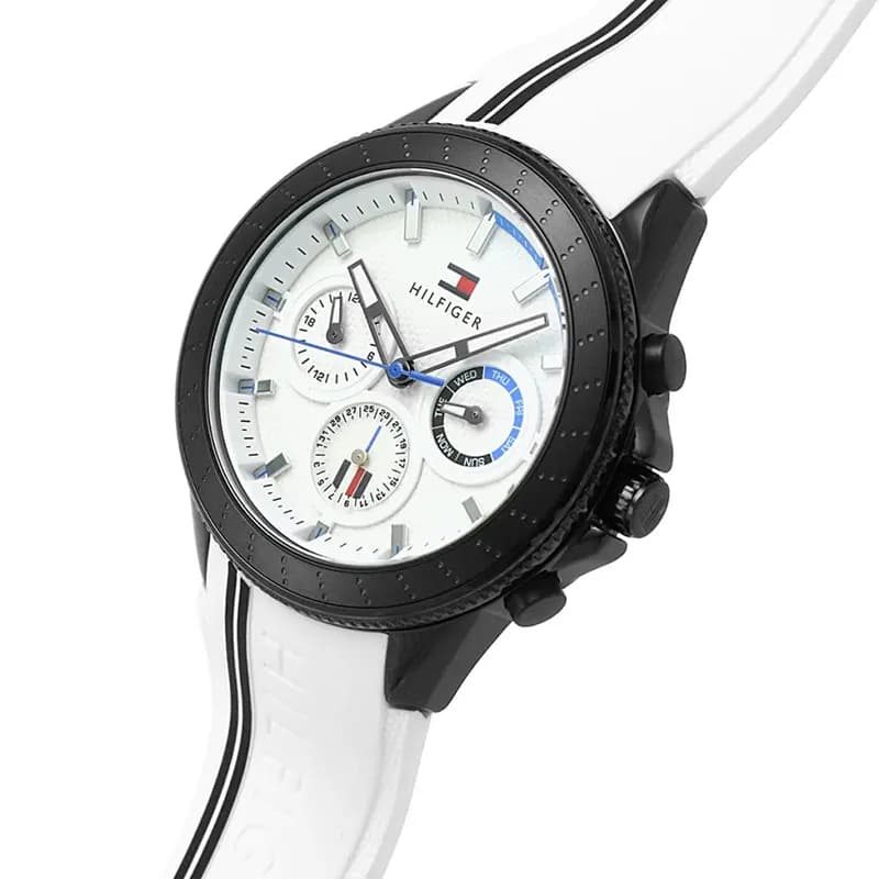 Tommy Hilfiger Aiden Multifunction White Dial Men’s Watch | 1791862