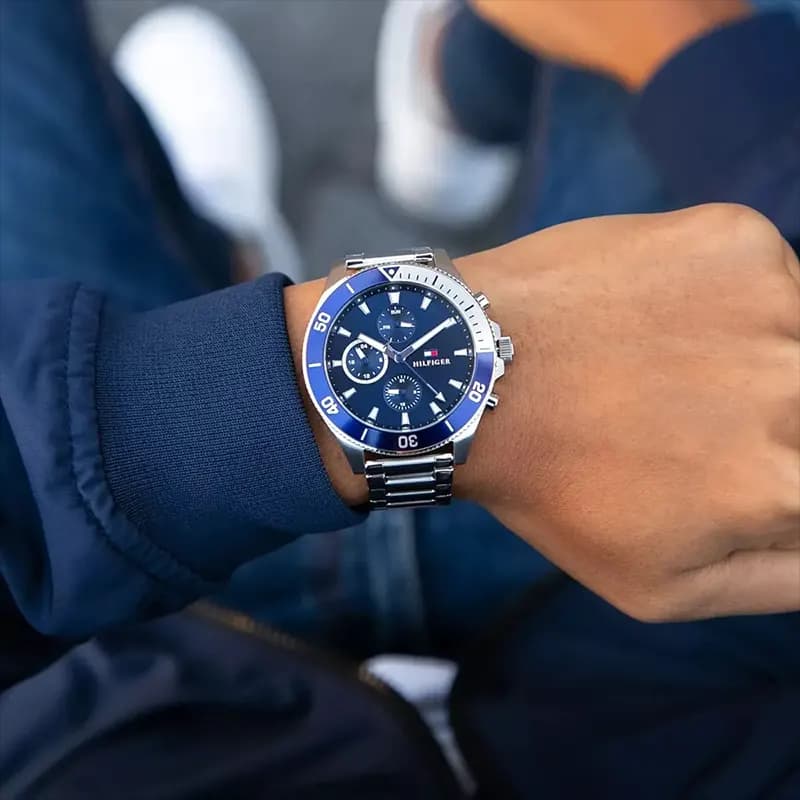 Tommy Hilfiger Larson Blue Dial Men's Watch | 1791917