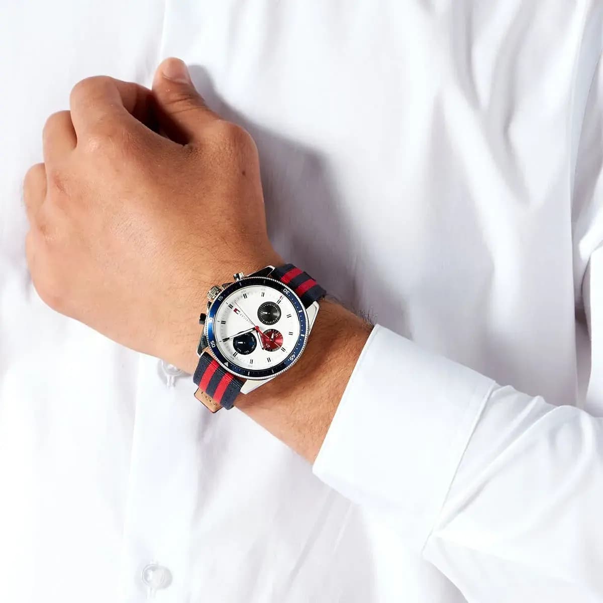 Tommy Hilfiger Parker Multi-Function Silver Dial Men’s Watch | 1792035