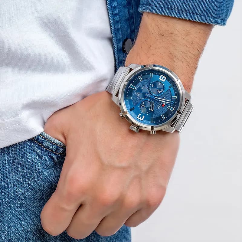 Tommy Hilfiger Wild Multifunction Blue Dial Men's Watch | 1792077