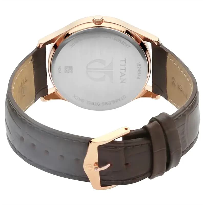 Titan 1824WL01 Karishma Blue Dial Men's Watch