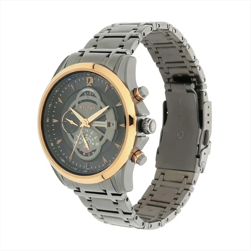 Titan Maritime Anthracite Chronograph Dial Men's Watch | 1830KM01