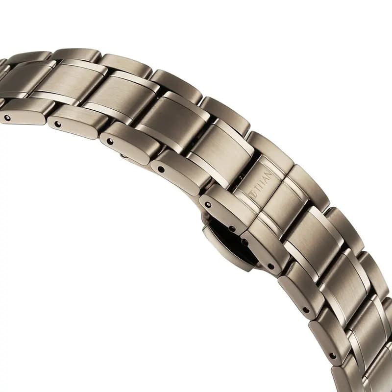 Titan Edge Slim Brown Dial Stainless Steel Men’s Watch | 1843QM02