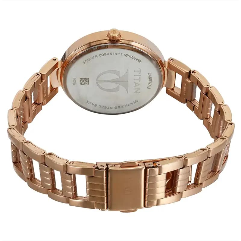 Titan 2480WM02 Sparkle Purple Dial Ladies Watch
