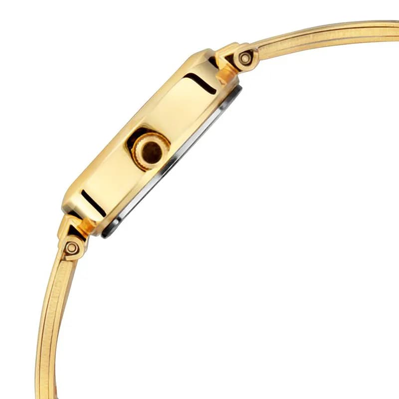 Titan Lagan 2598YM02 Silver Dial Gold-Tone Ladies Watch