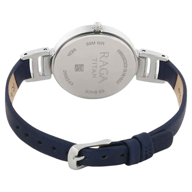 Titan 2608SL01 Raga Viva White Dial Ladies Watch