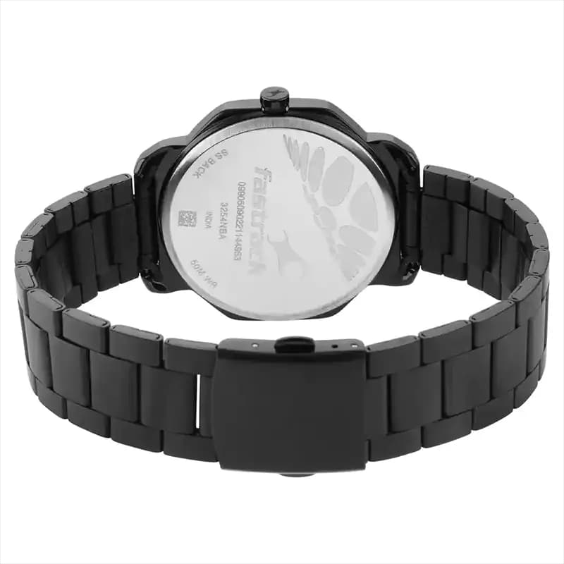 Fastrack Stunner Black Dial Men's Watch | 3254NM01