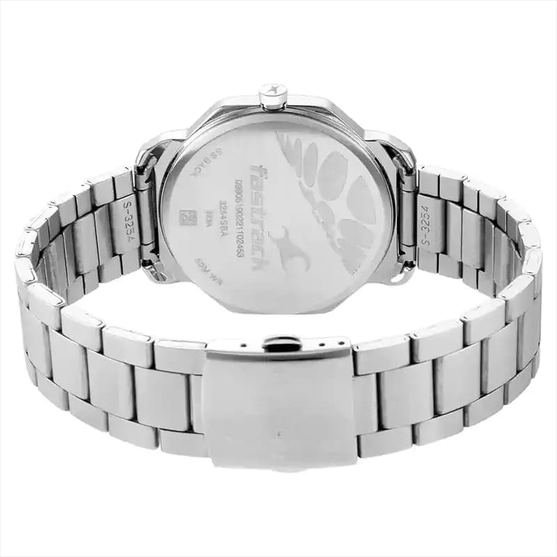 Fastrack 3254SM01 Stunner Silver Dial Men's Watch