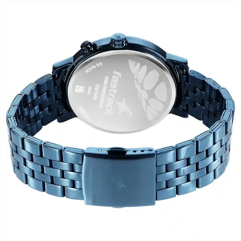 Fastrack Tick Tock Black Dial Men's Watch | 3287QM02