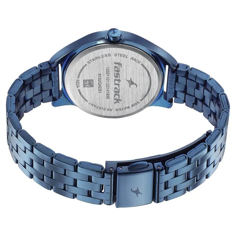 Fastrack 6152QM01 Style Up Blue Dial Ladies Watch