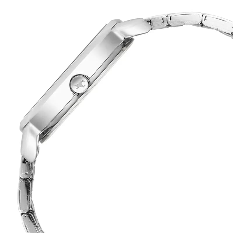 Fastrack 6282SM01 Stunners Silver Dial Ladies Watch