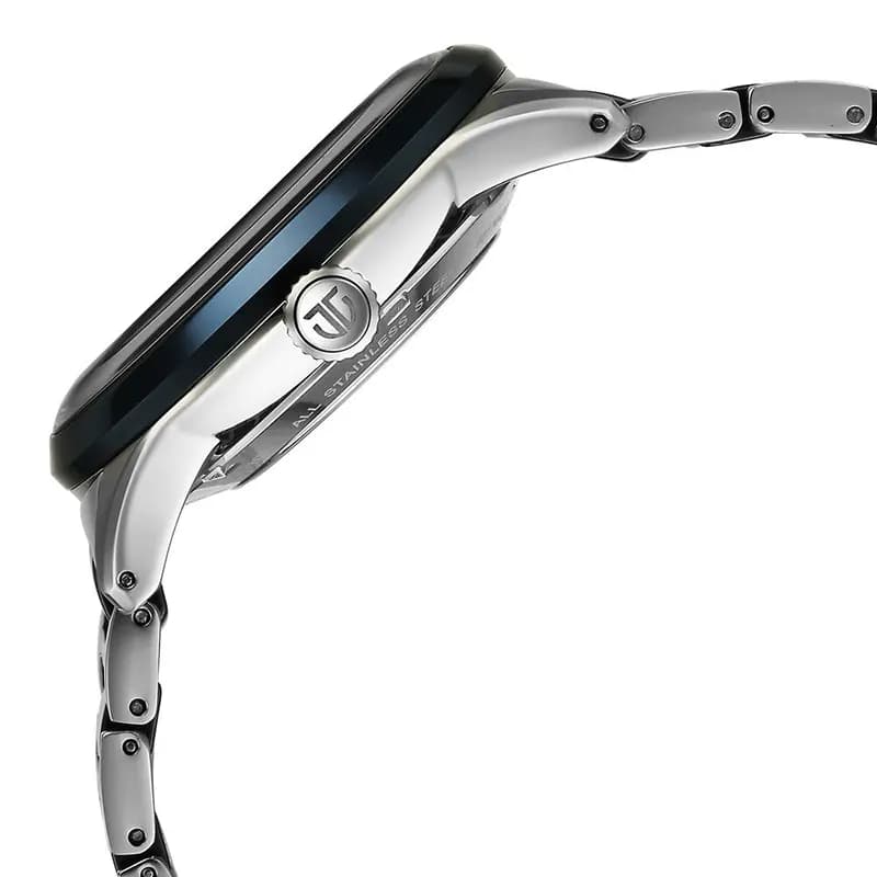 Titan Ceramic Fusion Automatic Blue Dial Men's Watch | 90174KD02