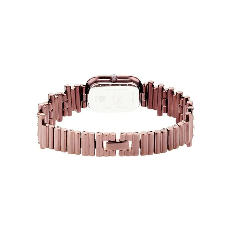 Titan Raga 'Love All' Elegant Oval Brown Dial Ladies Watch | 95154QM01