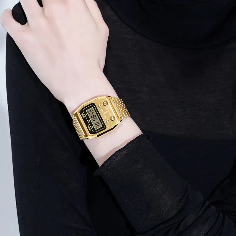Casio Vintage A1100G-5DF Gold-tone Watch