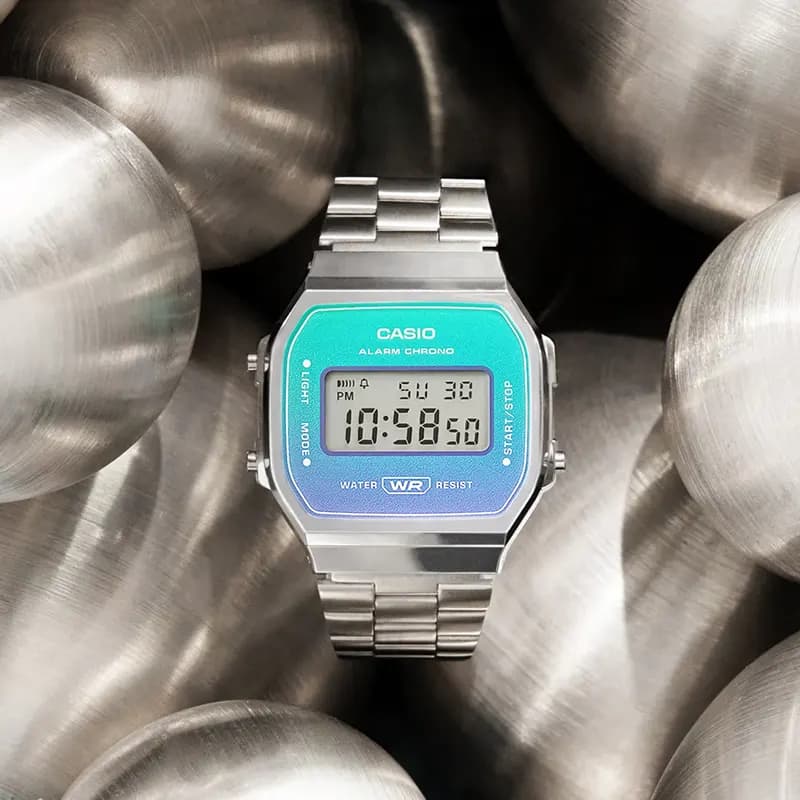 Casio A168WER-2A Gradated Hues Vintage Watch