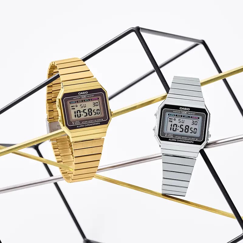 Casio A700W-1ADF Super Slim Vintage Digital Watch
