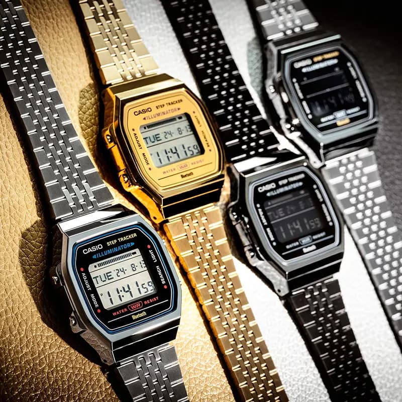 Casio ABL-100WEGG-1B Vintage Step Count Sensor Bluetooth Men's Watch