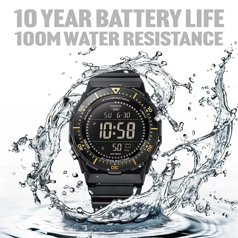 Casio Youth Sports 10 Years Battery Black Digital Dial Men's Watch | AE-1700H-1BV