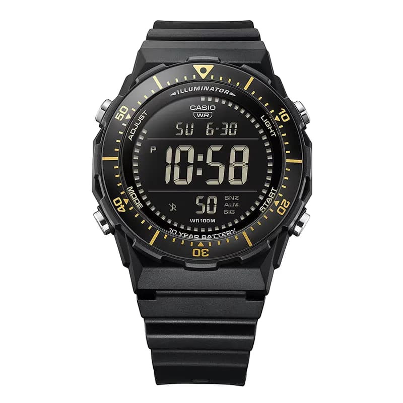 Casio Youth Sports 10 Years Battery Black Digital Dial Men's Watch | AE-1700H-1BV